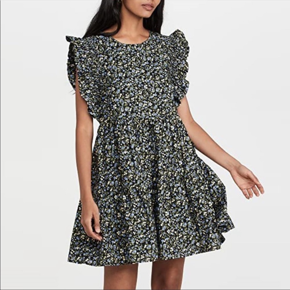 NWT English Factory Floral Ruffled Mini Dress